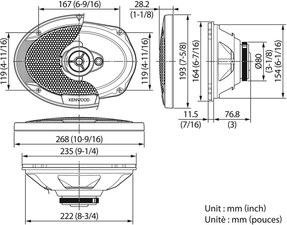   Kenwood KFC-S6966