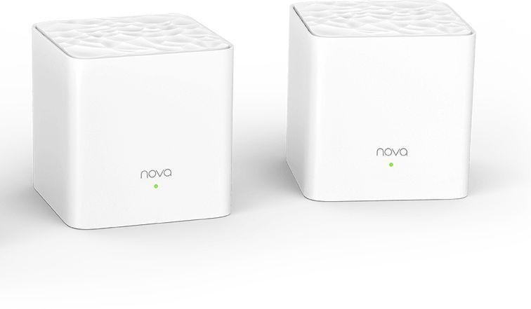 Wi-Fi ������ TENDA Nova MW3,  Wi-Fi 5,  AC1200,  2.4/5���, 1 LAN,  1 WAN/LAN, �����, 2 ��. � ��������� [mw3(2-pack)]
