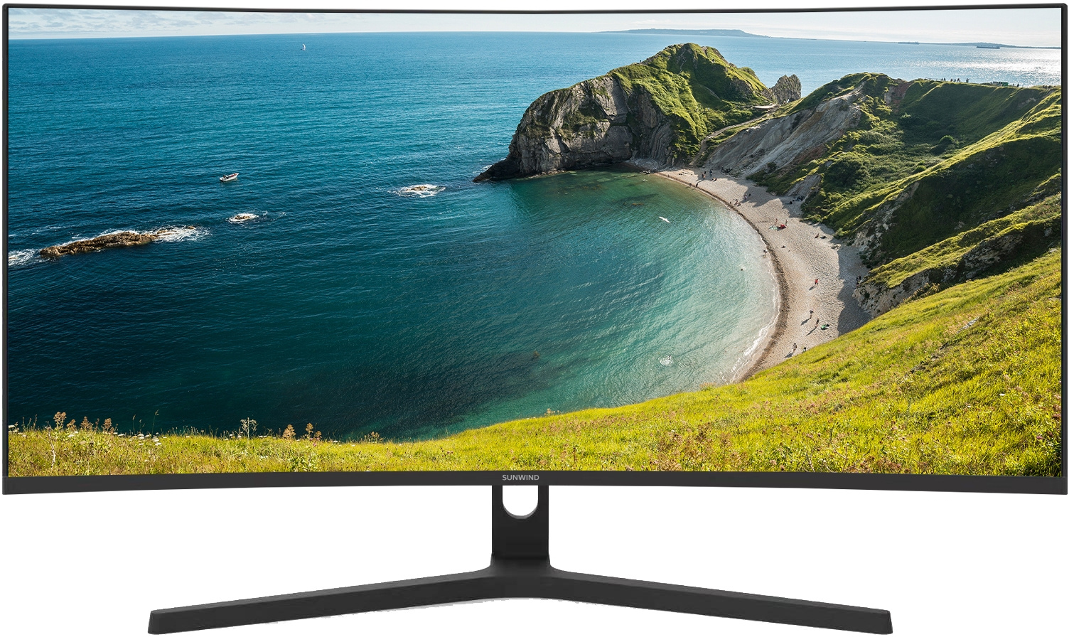 34''  SunWind SM-34QV401,  3440x1440,  VA,  165,  2HDMI,  2DP,  ,  [sm34vg01]