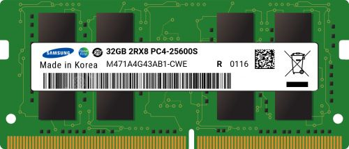  Samsung DDR4 32GB UNB SODIMM 3200, 1.2V (M471A4G43AB1-CWE) [M471A4G43AB1-CWE]