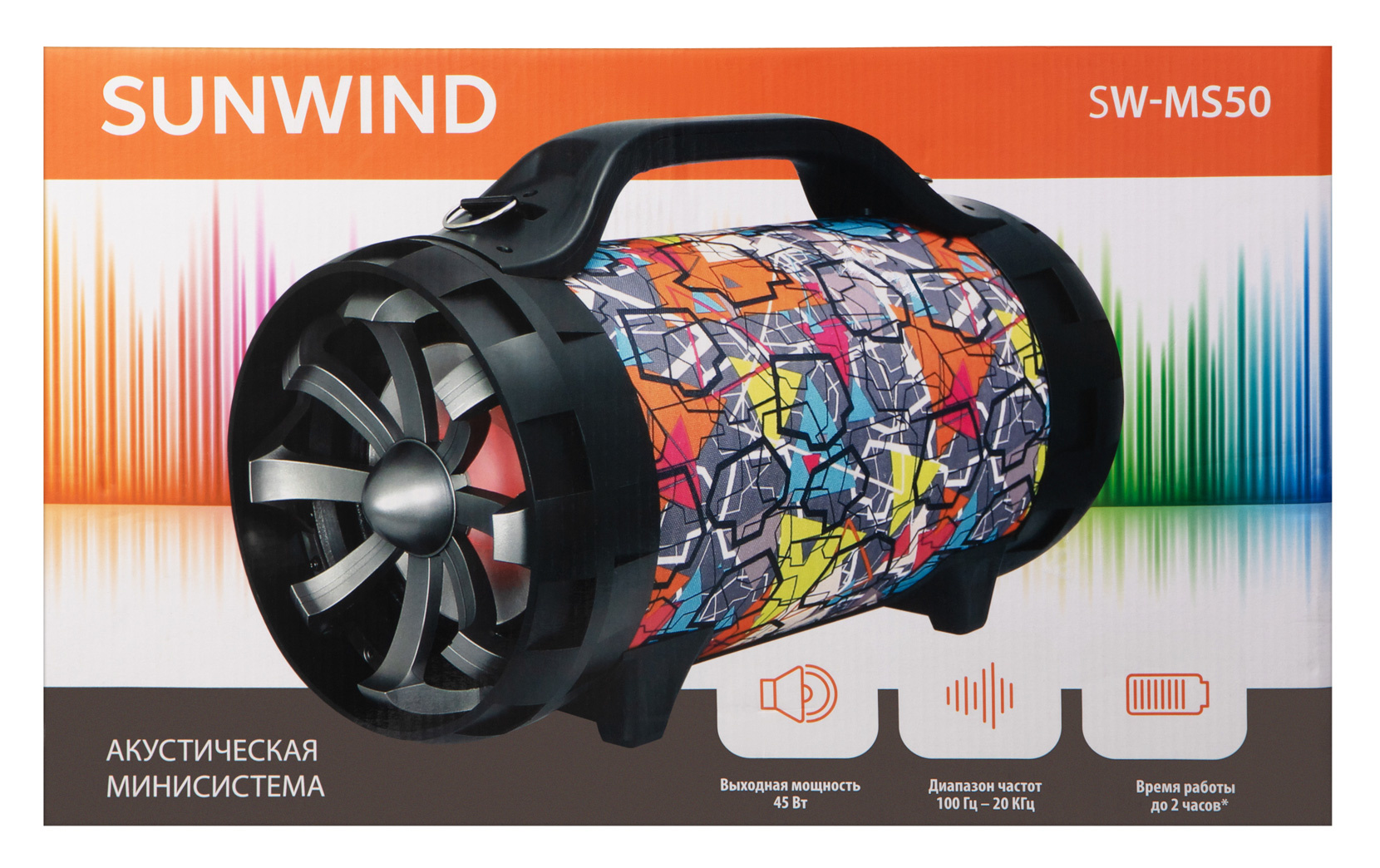  SunWind SW-MS50  45 FM USB BT SD/MMC