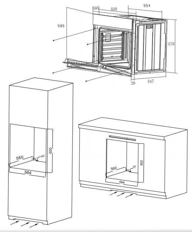 ������������� ������� ���� Maunfeld EOEM.769B3 ������