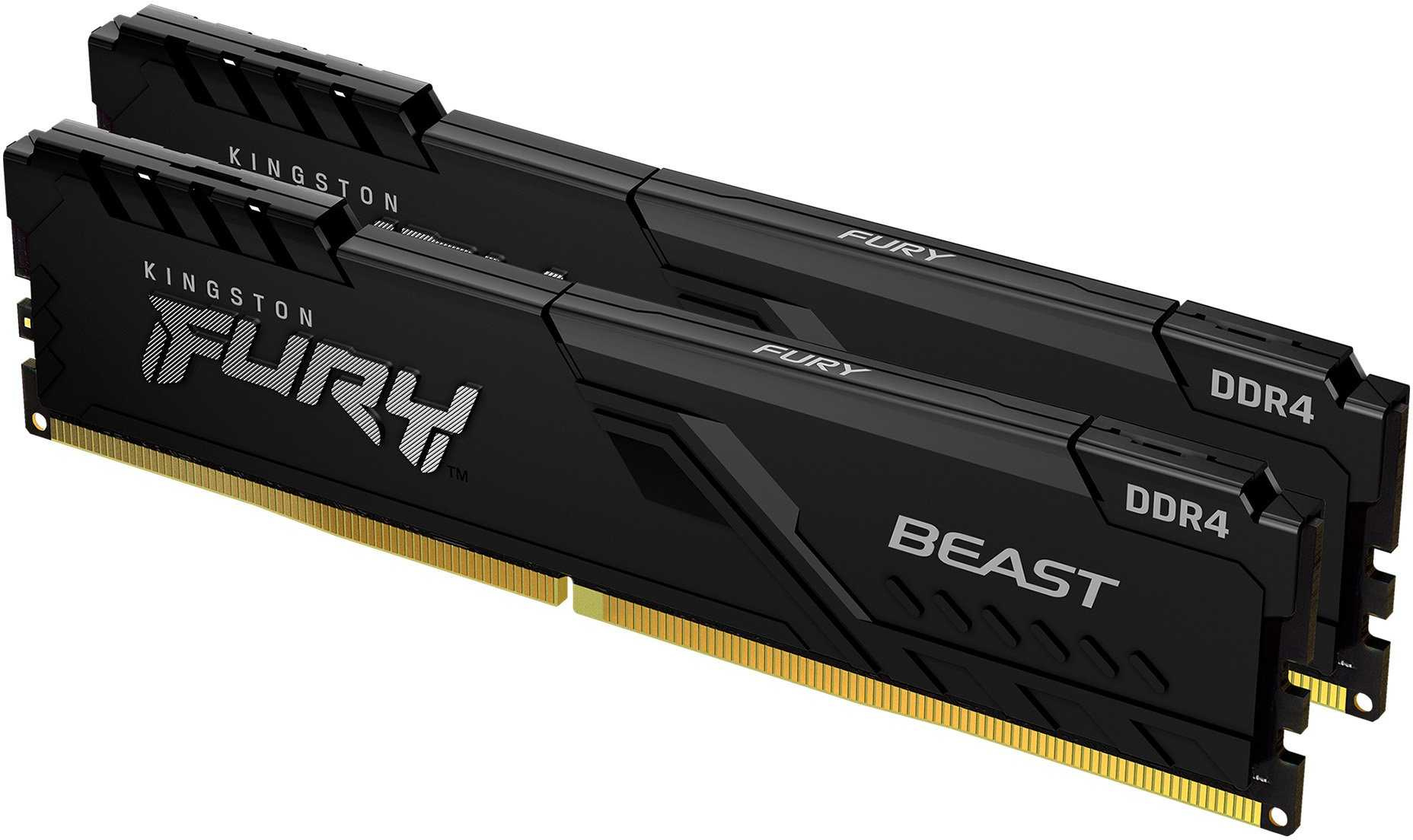   Kingston Fury Beast Black DDR4 - 2x 16 3600, DIMM, [KF436C18BBK2/32] Ret [KF436C18BBK2/32]