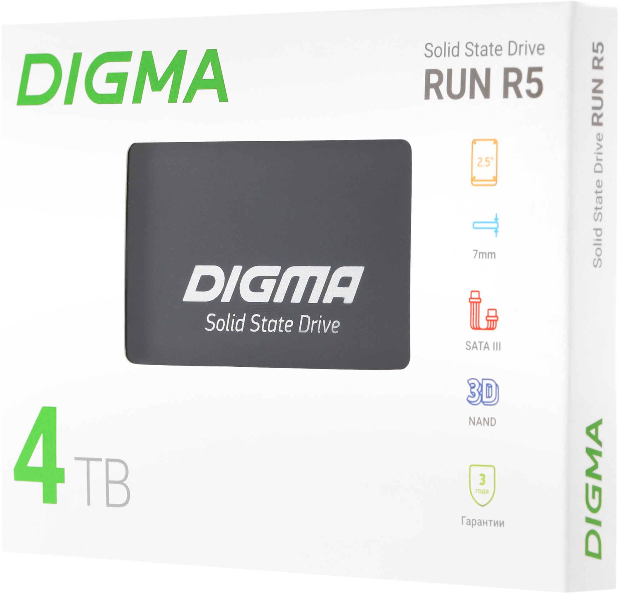 SSD ���������� Digma Run R5 DGSR2004TR53T 4��, 2.5, SATA III,  SATA,  rtl [DGSR2004TR53T]