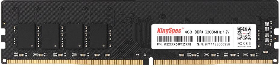   KINGSPEC KS3200D4P12004G DDR4 -  4 3200, DIMM,  Ret [KS3200D4P12004G]