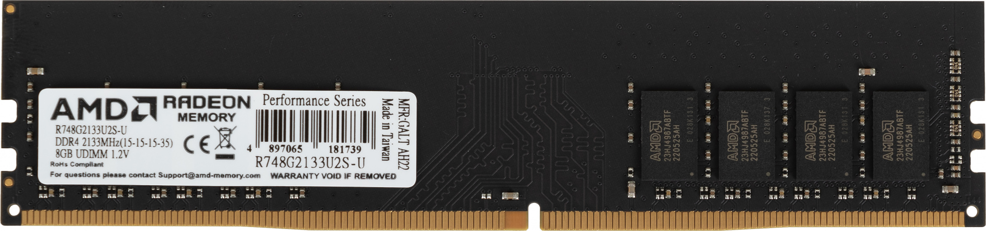   AMD Radeon R7 Performance Series R748G2133U2S-U DDR4 -  8 2133, DIMM,  Ret