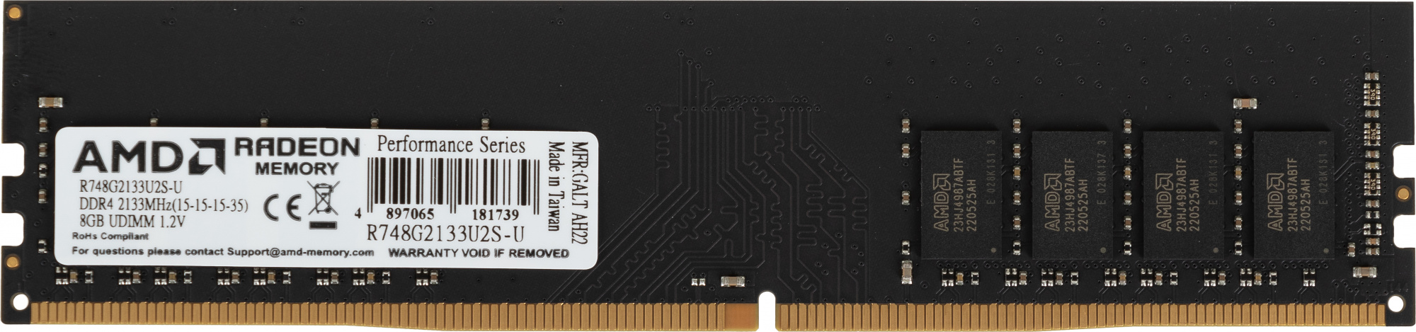   AMD Radeon R7 Performance Series R748G2133U2S-U DDR4 -  8 2133, DIMM,  Ret [R748G2133U2S-U]
