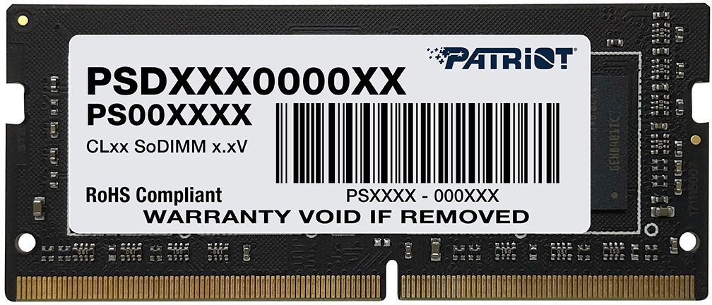   Patriot Signature PSD416G320081S DDR4 -  16 3200, SO-DIMM,  Ret [PSD416G320081S]