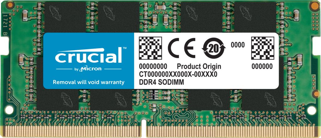   Crucial CT16G4SFRA32A DDR4 -  16 3200, SO-DIMM,  Ret [CT16G4SFRA32A]