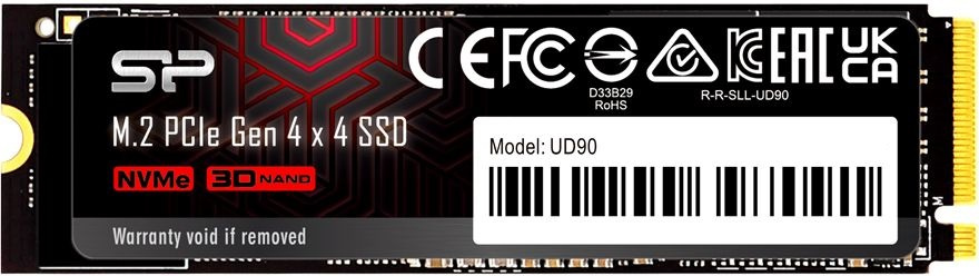SSD ���������� Silicon Power M-Series UD90 SP01KGBP44UD9005 1��, M.2 2280, PCI-E 4.0 x4,  NVMe,  M.2 [SP01KGBP44UD9005]