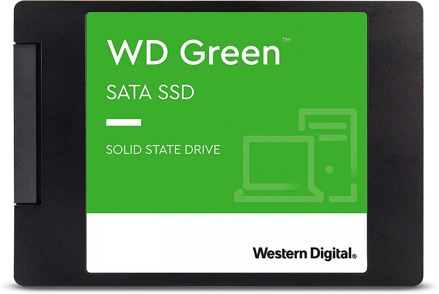 WD SSD Green, 1,0TB, 2,5 7mm, SATA3, QLC, R/W 545/385MB/s, IOPs �,�,/�,�,, TBW �,�,, DWPD �,�, (12 ���,) [WDS100T3G0A]