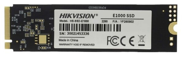 SSD ���������� Hikvision HS-SSD-E1000/512G 512��, M.2 2280, PCI-E x4,  PCIe [HS-SSD-E1000/512G]