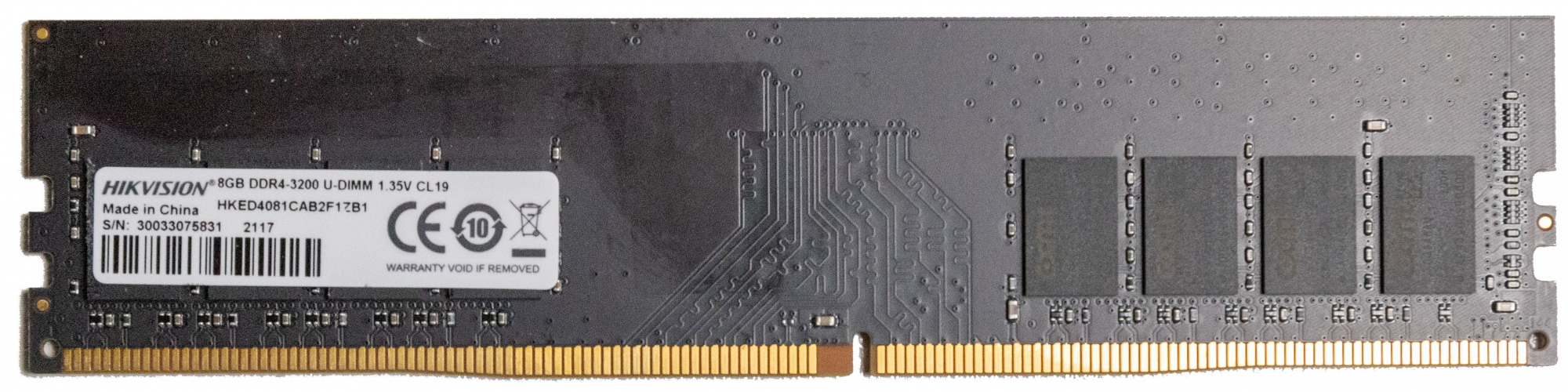  Hikvision HKED4081CAB2F1ZB1/8G DDR4 -  8 3200, DIMM,  Ret [HKED4081CAB2F1ZB1/8G]