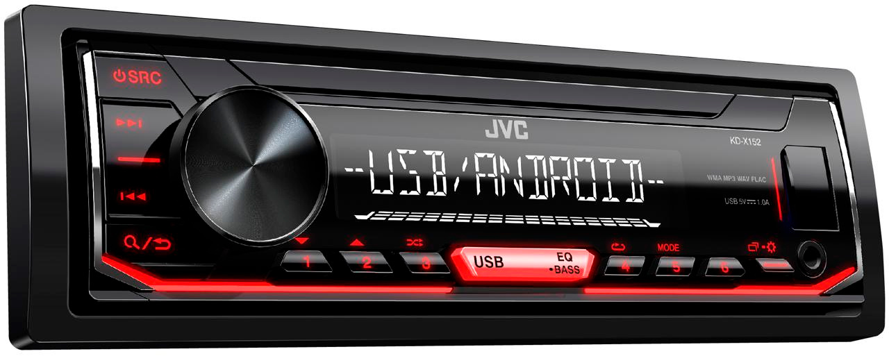 ������������� JVC KD-X152M 1DIN 4x50�� RDS