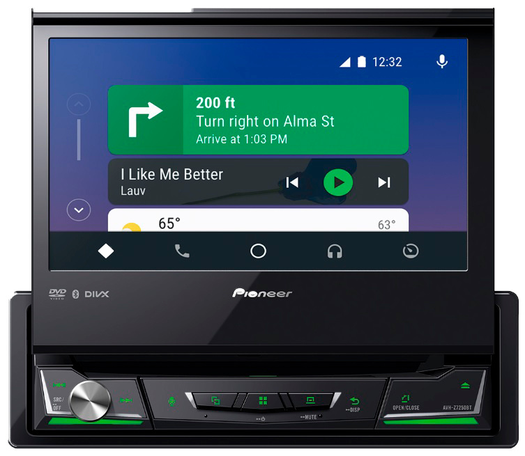������������� Pioneer AVH-Z7250BT 1DIN 4x50�� DSP 7' 3 RDS