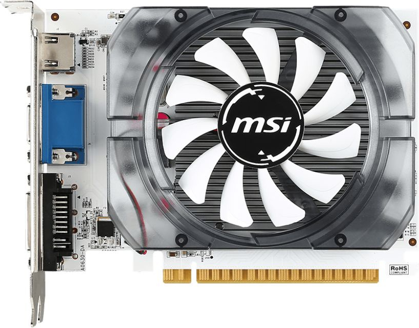  MSI NVIDIA  GeForce GT 730 N730-2GD3V3 2 GDDR3, Ret [N730-2GD3V3]