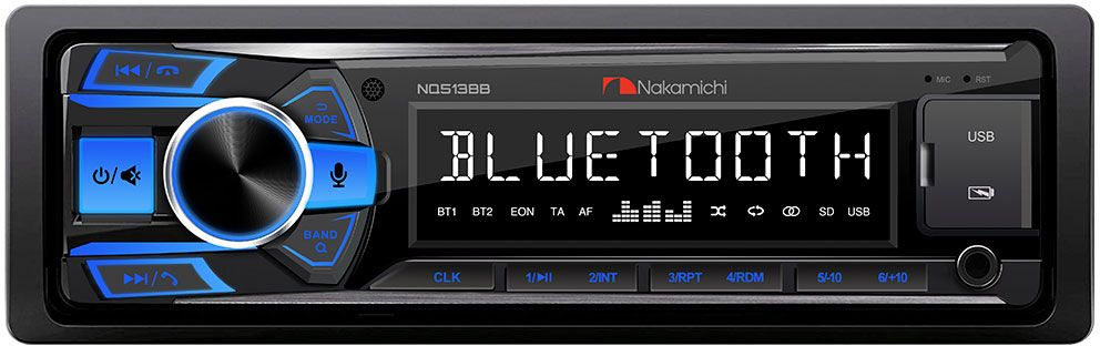  Nakamichi NQ513BB 1DIN 4x50 v5.1  RDS (NAK-NQ513BB)