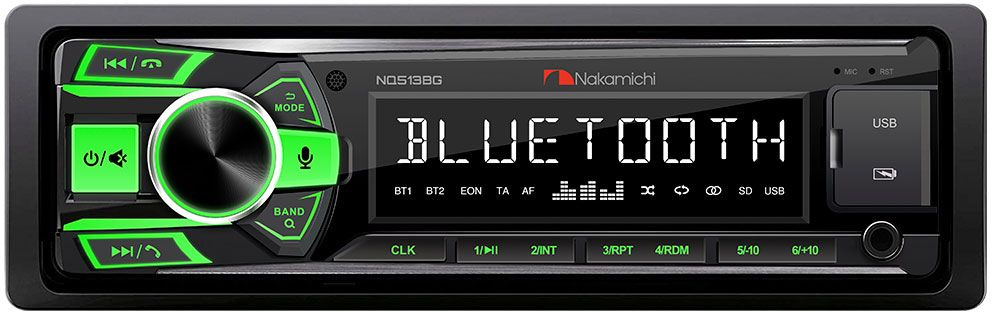  Nakamichi NQ513BG 1DIN 4x50 v5.1  RDS (NAK-NQ513BG)