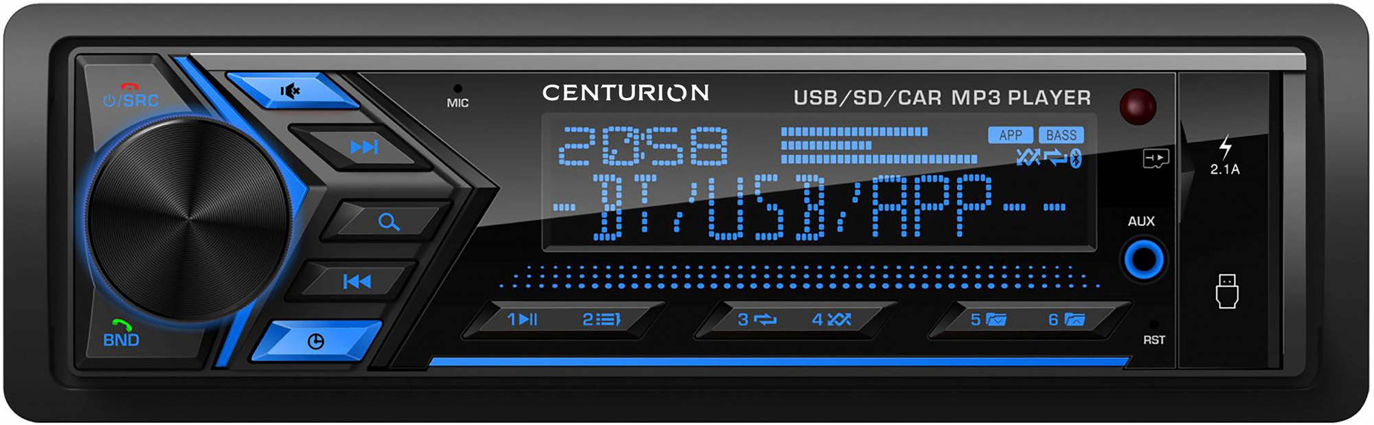  Centurion MX-050 1DIN 4x50 DSP 3  (2101176)