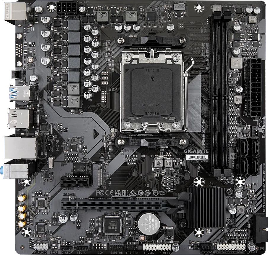   GIGABYTE A620M H, SocketAM5, AMD A620, mATX, Ret