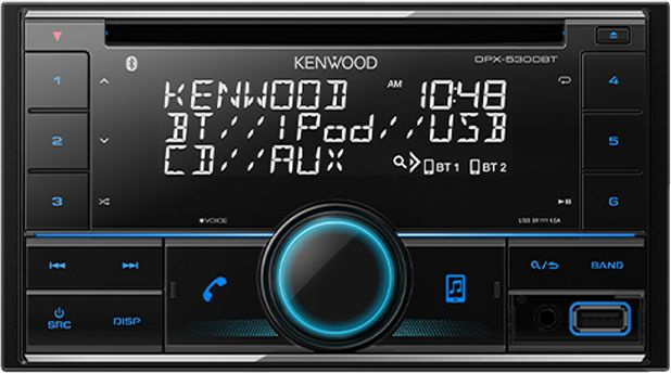  Kenwood DPX-5300BT 2DIN 4x50 v4.2 AUX DSP 3 RDS