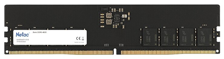 ����������� ������ NETAC Basic NTBSD5P48SP-16 DDR5 -  1x 16�� 4800���, DIMM,  ECC, Ret,  original [NTBSD5P48SP-16]