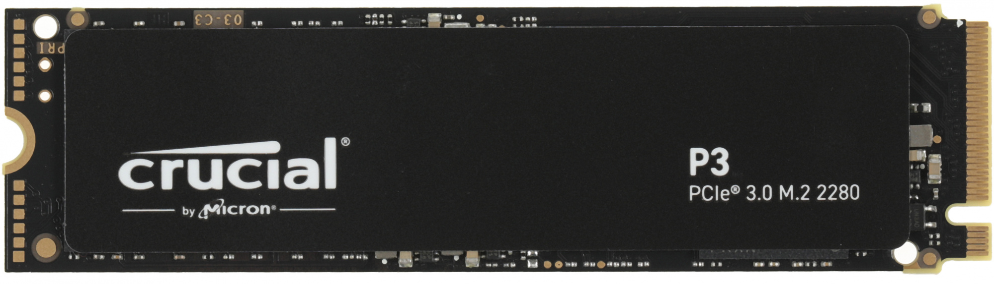 SSD  Crucial P3 CT500P3SSD8 500, M.2 2280, PCIe 3.0 x4,  NVMe,  M.2 [CT500P3SSD8]
