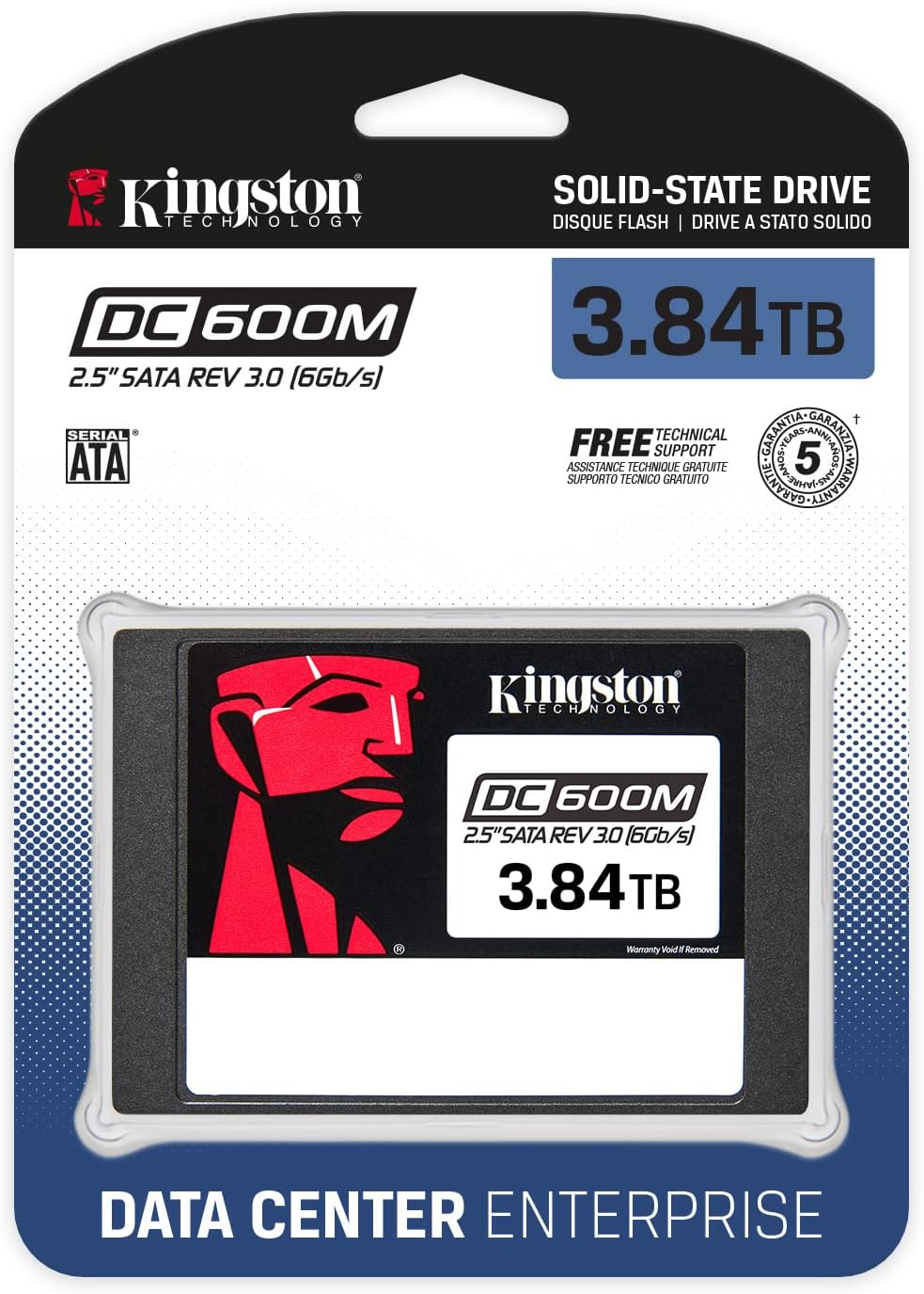 SSD Kingston DC600M 3.8, 2.5'', SATA III,  SATA [SEDC600M/3840G]
