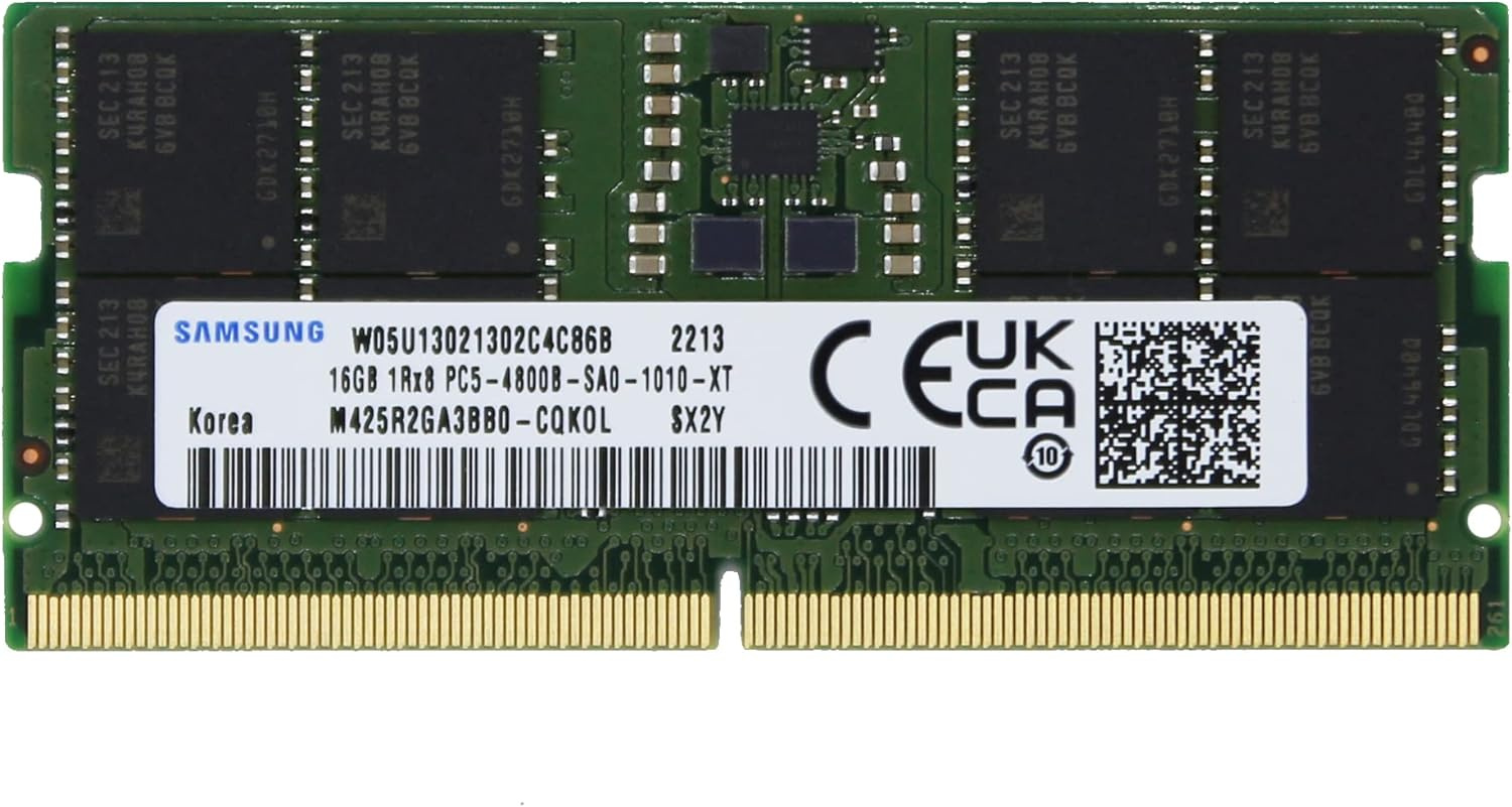   Samsung M425R2GA3BB0-CQK DDR5 -  1x 16 4800,   (SO-DIMM),  OEM [M425R2GA3BB0-CQK]