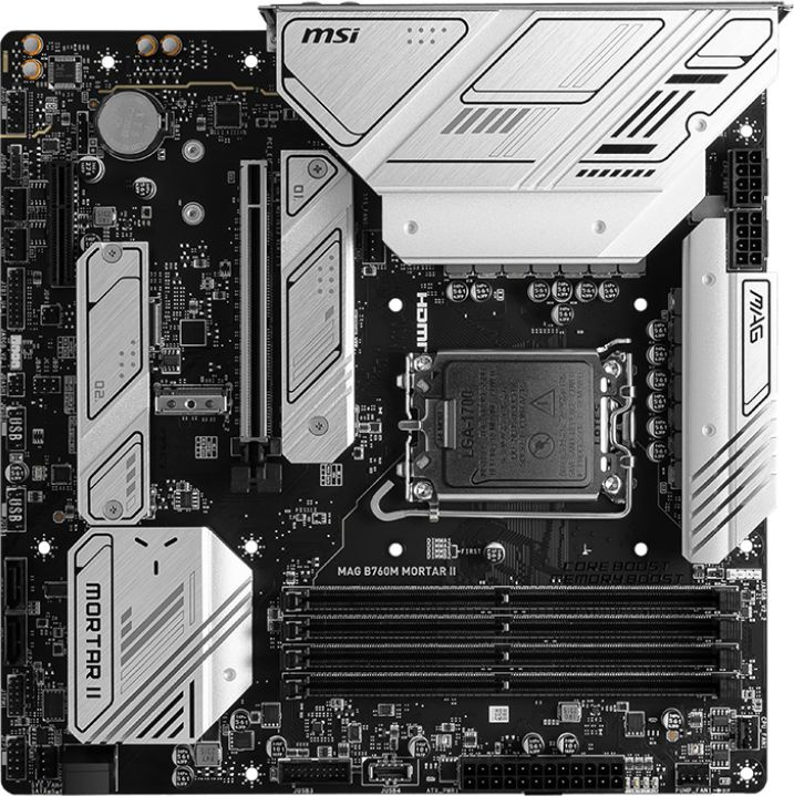   MSI MAG B760M MORTAR II, LGA 1700, Intel B760, mATX, Ret