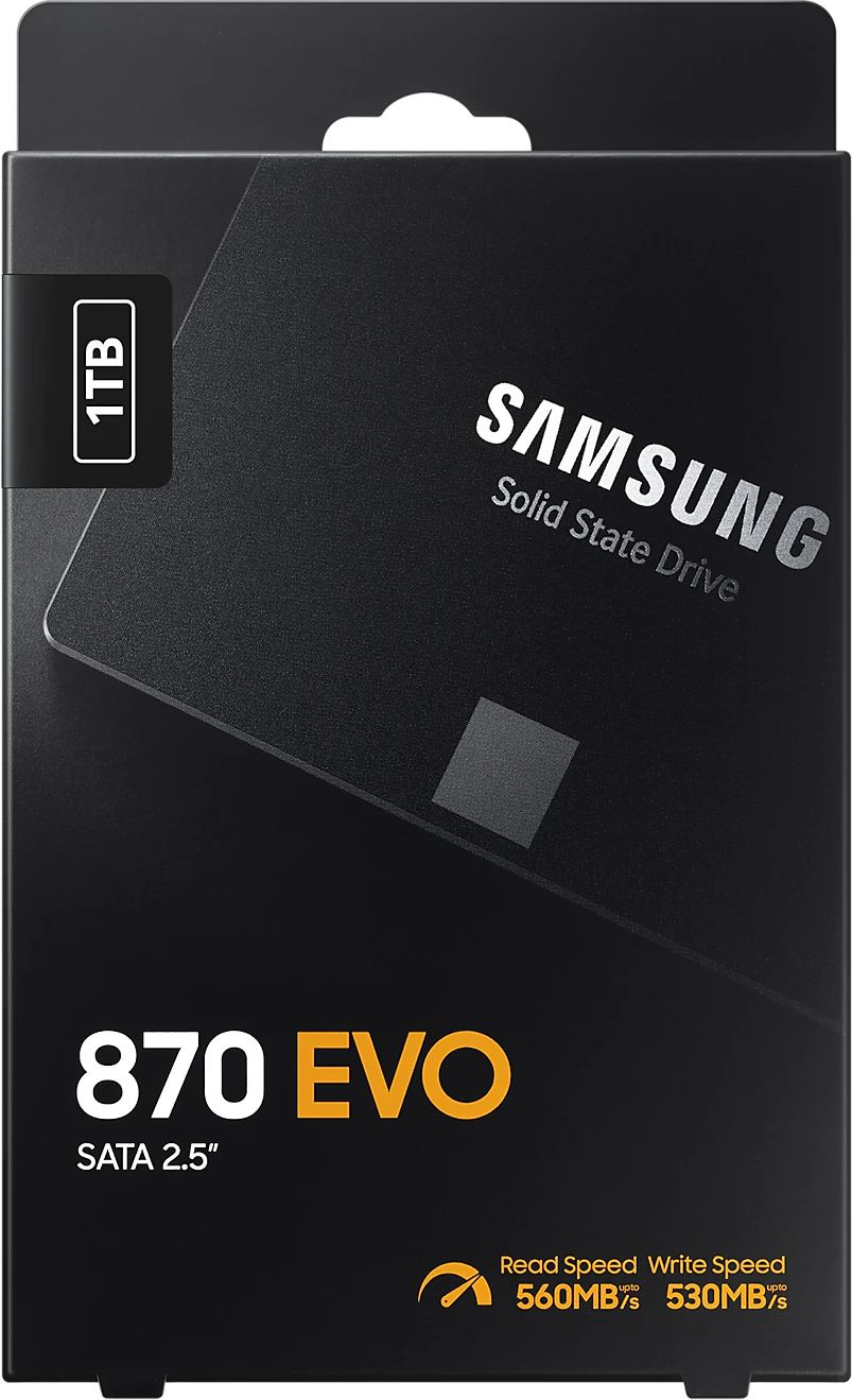 SSD ���� Samsung 870 EVO MZ-77E1T0B/AM 1��, 2.5'', SATA III,  SATA,  rtl [MZ-77E1T0B/AM]