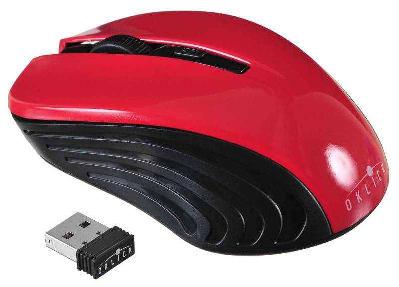  Oklick 545MW /  (1600dpi)  USB (3but) (TM-5500 RED)