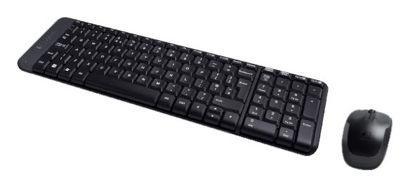 �������� (����������+����) Logitech MK220 black (USB, 104 �������) (920-003169)