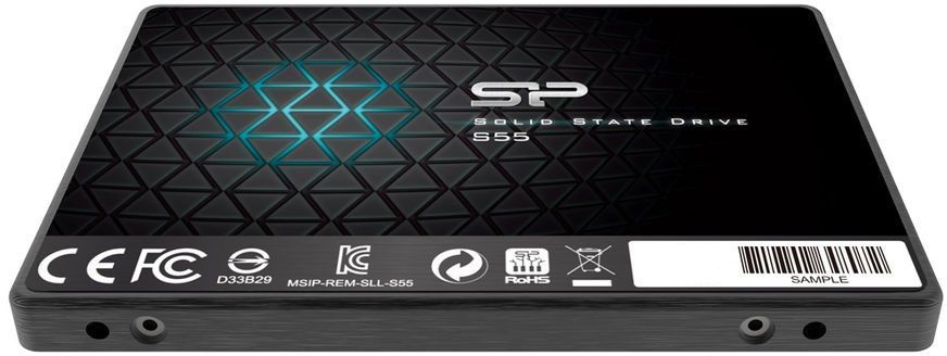 SSD ���������� Silicon Power Slim S55 SP240GBSS3S55S25 240��, 2.5, SATA III,  SATA [SP240GBSS3S55S25]