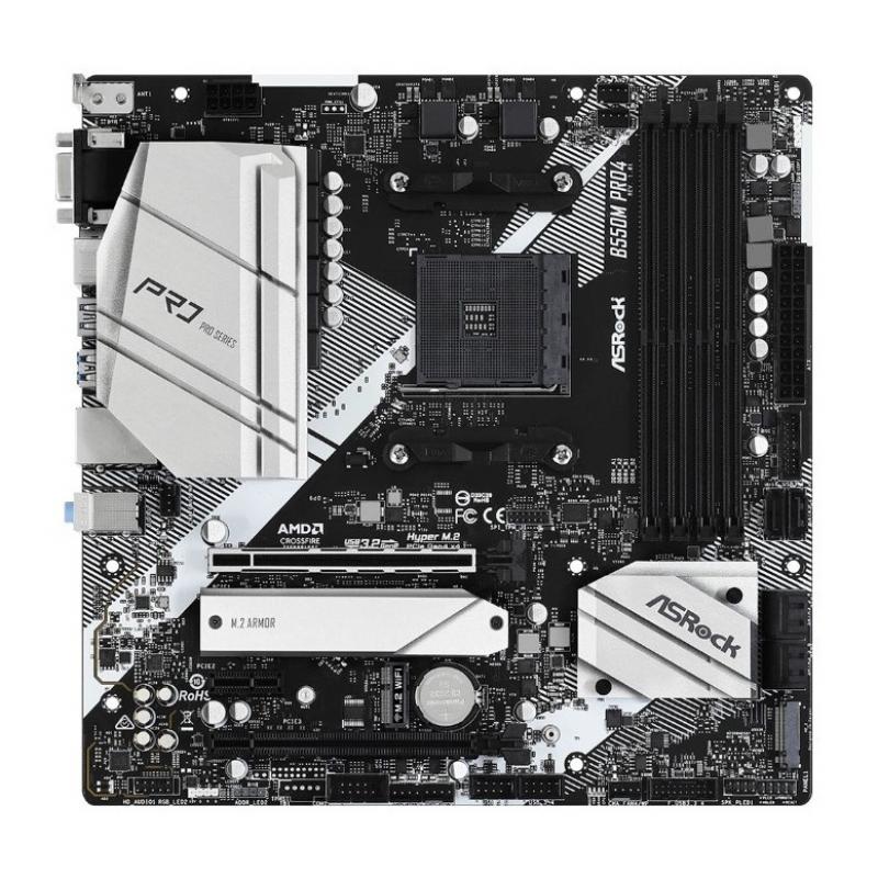 ����������� ����� Asrock AMD B550 SAM4 MATX B550M PRO4 (B550M PRO4)