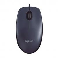 ���� Logitech M100 Grey (�����-�����, ����������, 1000dpi, USB, 1.8�)