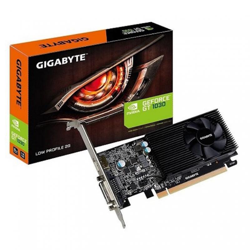 ���������� GIGABYTE NVIDIA  GeForce GT 1030 GV-N1030D4-2GL 2�� DDR4, Low Profile,  Ret [GV-N1030D4-2GL]