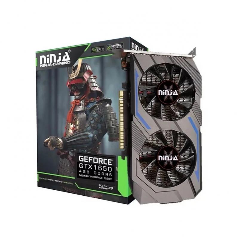 ���������� Sinotex Ninja GTX1650 PCIE (896SP) 4G 128BIT GDDR6 (DVI/HDMI/DP) [NK165DF46F]