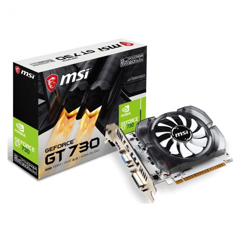 ���������� MSI NVIDIA  GeForce GT 730 N730-2GD3V3 2�� GDDR3, Ret [N730-2GD3V3]