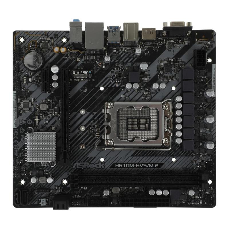 ����������� ����� ASROCK H610M-HVS/M.2 R2.0, LGA 1700, Intel H610, mATX, Ret [H610M-HVS/M.2 R2.0]