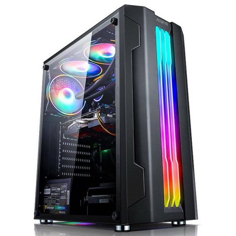 ������ ALSEYE Auro 3.0-B Mini-ITX/Micro ATX/ATX, USB2.0*2+HD Audio+USB3.0*1, H.D.D.(3.5)*2pcs+S.S.D(2.5)*2pcs, 354*185*413mm