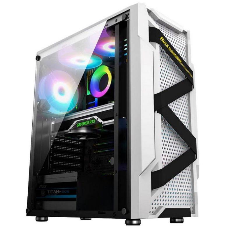 ������ ALSEYE Warrior-W Mini-ITX/Micro ATX/ATX, USB2.0*2+HD Audio+USB3.0*1, H.D.D.(3.5)*2pcs+S.S.D(2.5)*2pcs, 354*185*413mm