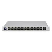 ���������� Ubiquiti UniFi Switch 48 PoE [USW-48-PoE] PoE-���������� � ������, 48� 1G RJ45, 4� SFP, ������� 195 ��