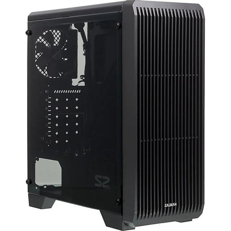 ������ ATX Zalman S2, Midi-Tower, ��� ��,  ������ [S2 BLACK]