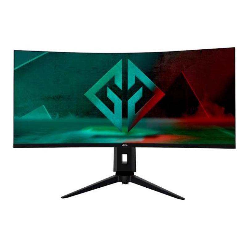 34'' ������� GMNG Gaming GM-34C11W,  3440x1440,  VA,  165��,  2�HDMI,  2�DP,  ���������, ������  [GM34VG01]