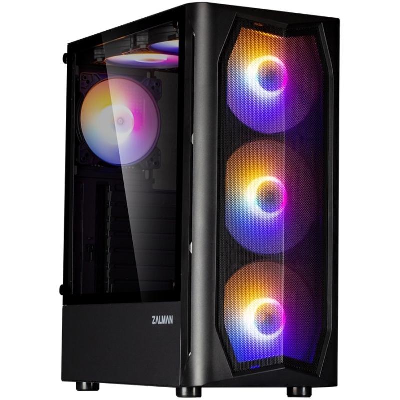 ������ ATX Zalman N4 REV.1, Midi-Tower, ��� ��,  ������ [n4 rev.1 black]