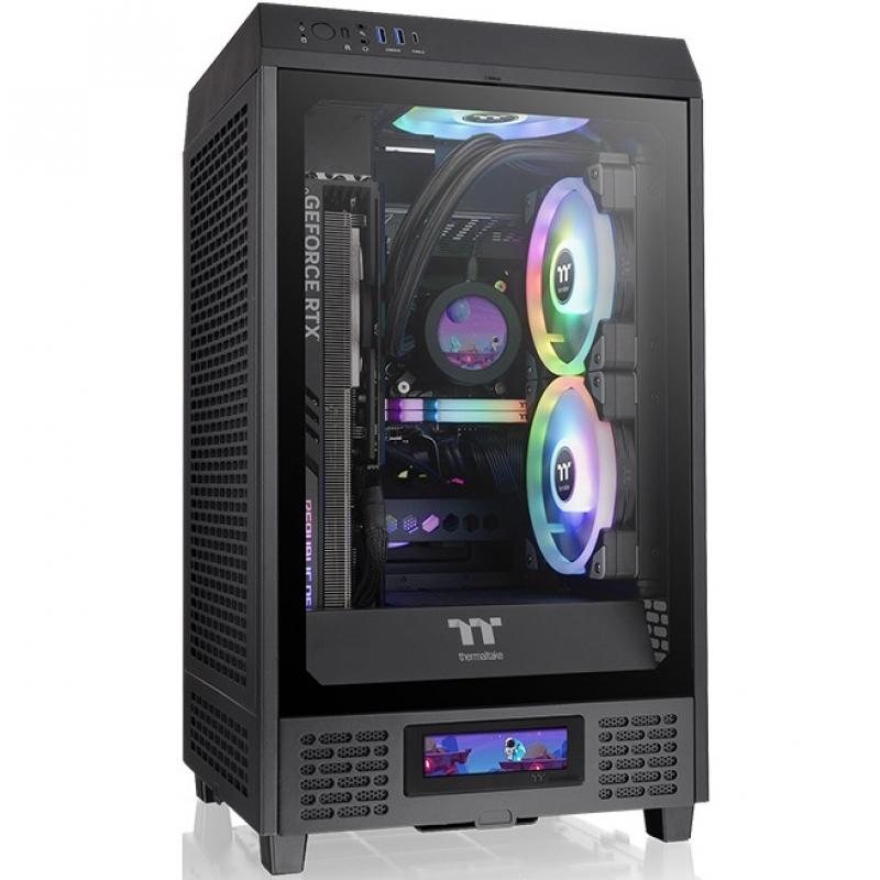 ������ miniITX Thermaltake The Tower 200, Mini-Tower, ��� ��,  ������ [ca-1x9-00s1wn-00]