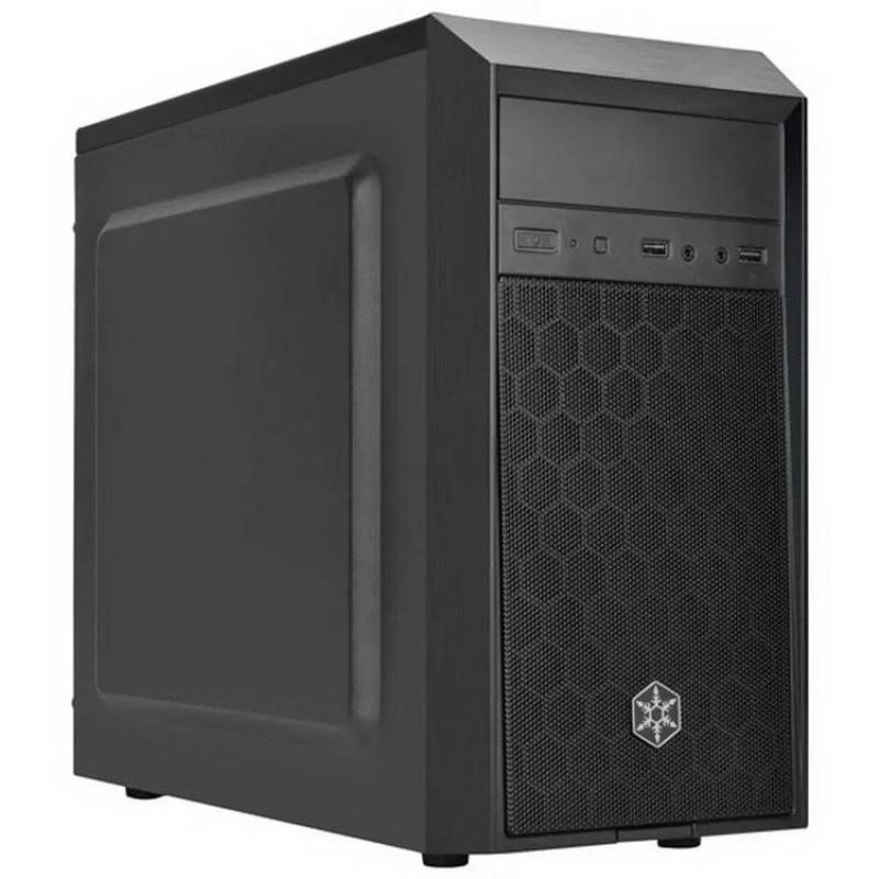 ������ Silverstone SST-PS16B Precision Mini Tower Micro ATX Computer Case, quiet, black