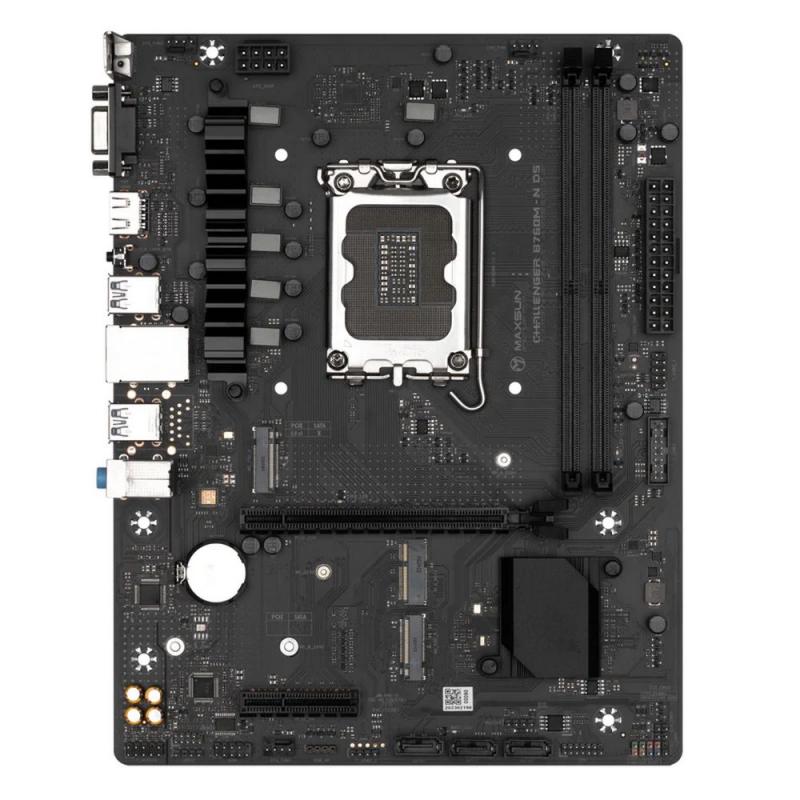 ����������� ����� Maxsun MS-Challenger B760M-N D5, LGA 1700, B760, 2xDDR5, mATX, RTL [6940709692387]