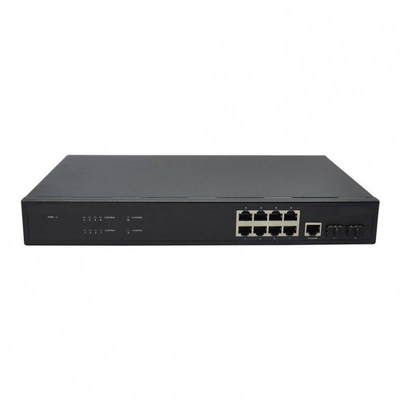 ���������� OSNOVO SW-70802/L2, ����������� (L2+) ���������� ���������� �� 10 ������, 8 *10/100/1000Base-T, 2*SFP 1000Base-X [SW-70802/L2]
